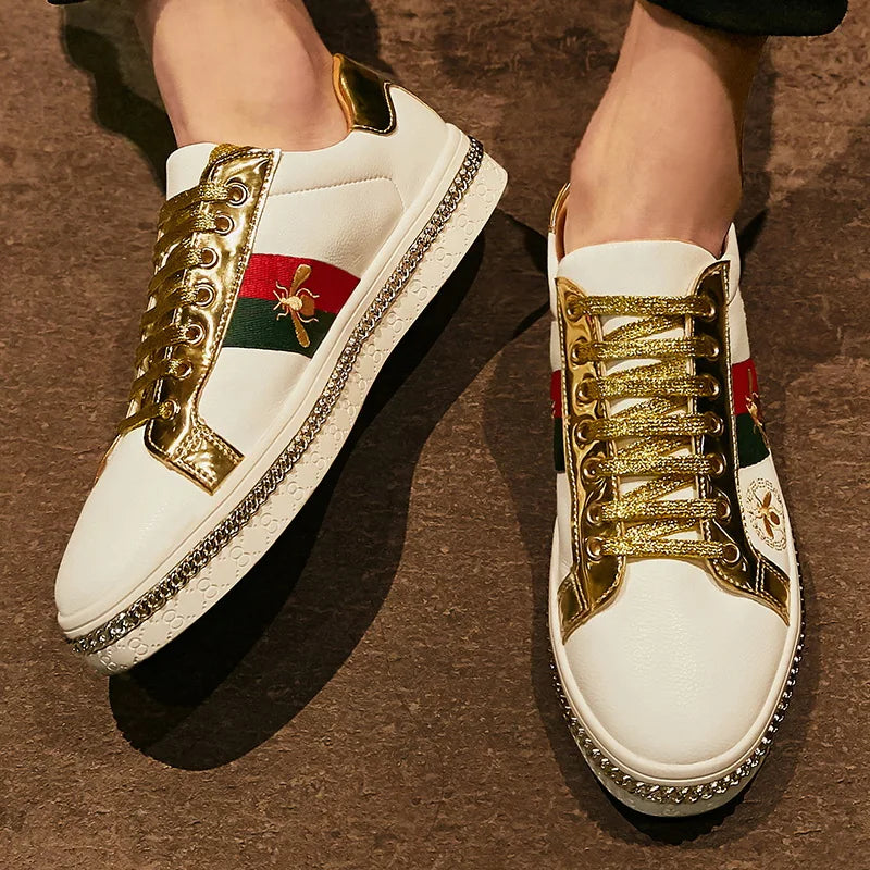 Fashion Casual Leather Shoes Men Women Luxury Brand Breathable Non Slip Outdoor Fitness Shoes Durable Comfort Top Quality Sports