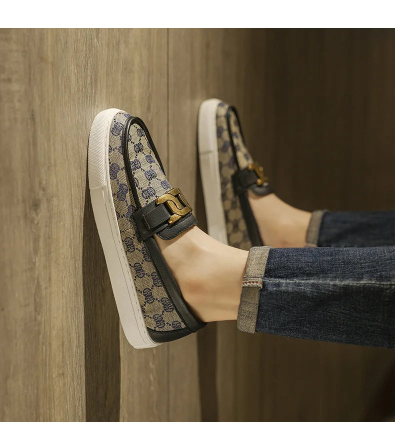 2025 New Bussiness Casual Shoes for Men Low-top Fashion Loafers Slip On Flat Boat Shoe Mens Luxury Leather Shoes