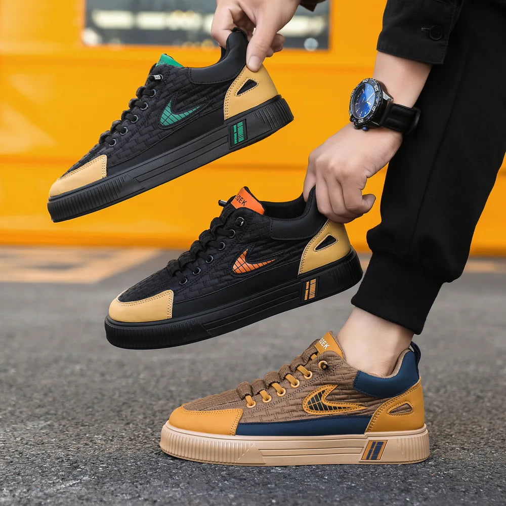 2025 Sport Casual Men Shoes Fashion Design Sneakers Man Platform Comfortable Men Sport Shoes Sneakers Flat Zapatos De Hombre