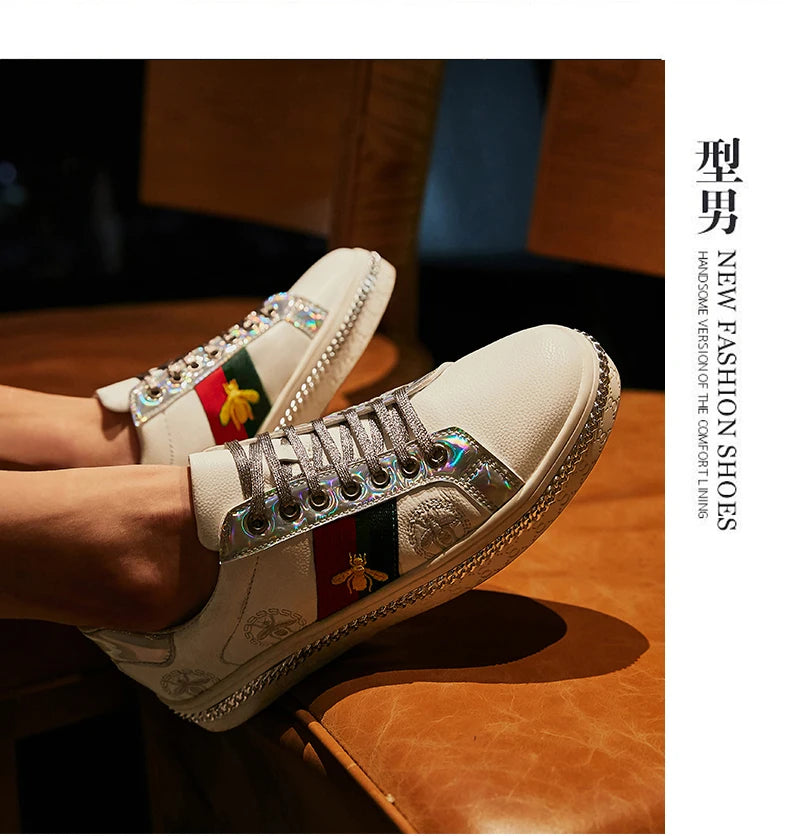 Fashion Casual Leather Shoes Men Women Luxury Brand Breathable Non Slip Outdoor Fitness Shoes Durable Comfort Top Quality Sports