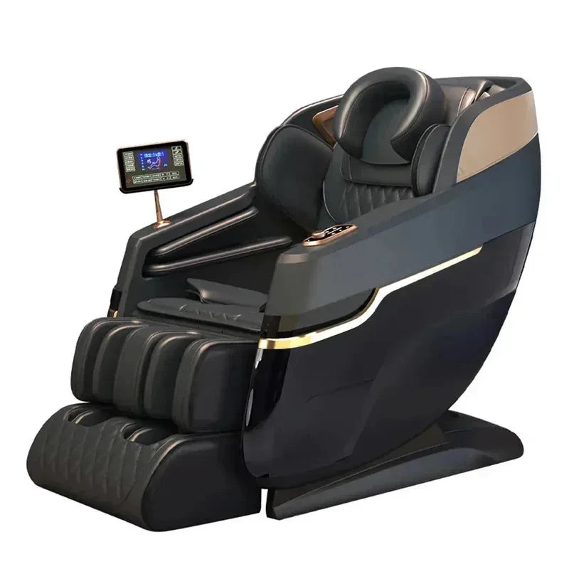 4D SL Track Massage Chair, Zero Gravity Recliner, Full Body Airbag Massage Sofa, Touch Screen Office Massage Chair