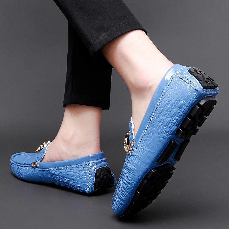 Men's Women Leather Designer Casual Shoes Luxury Loafers Moccasins Brand Driving Male Man Shoes for Men Footwear Plus Size 35-48