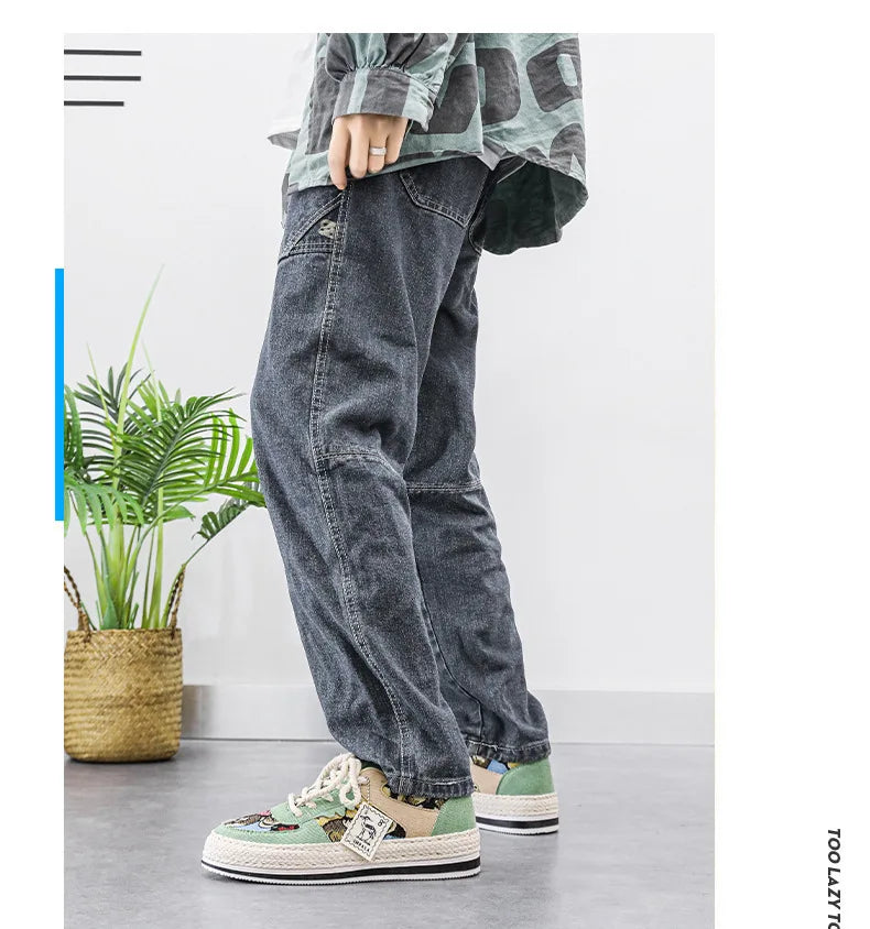 Men's Canvas Shoes Summer Breathable Sports Casual Work Shoes Soft Bottom Wear-resistant Corduroy Loafers Flat Rubber Sole