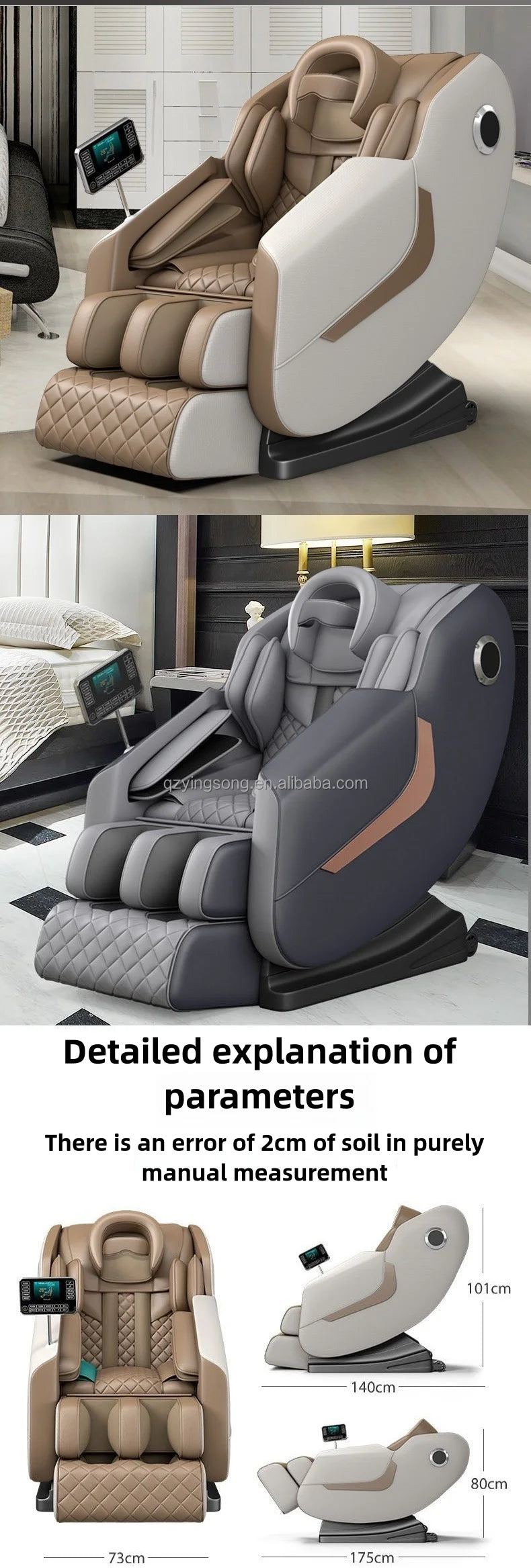 Developed Home Massage Chair Modern Style Hot Selling 2D 3D 4D Zero Gravity with Full Body High Quality