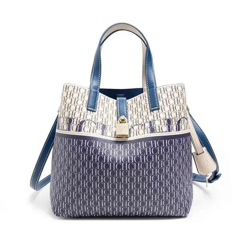 Fashion Design Exquisite Floral Printing Ladies Shoulder Bag Classic Printing Tote Bag Large Capacity Fashion Shopping Bag