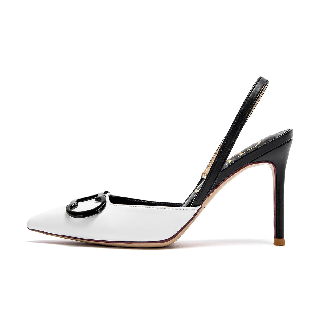 CHCH Women's High Heels 2025 Sharp tip Destiny Closed Toe Strappy Heels Sexy Wedding Bridal Party Dress Shoes 9cm
