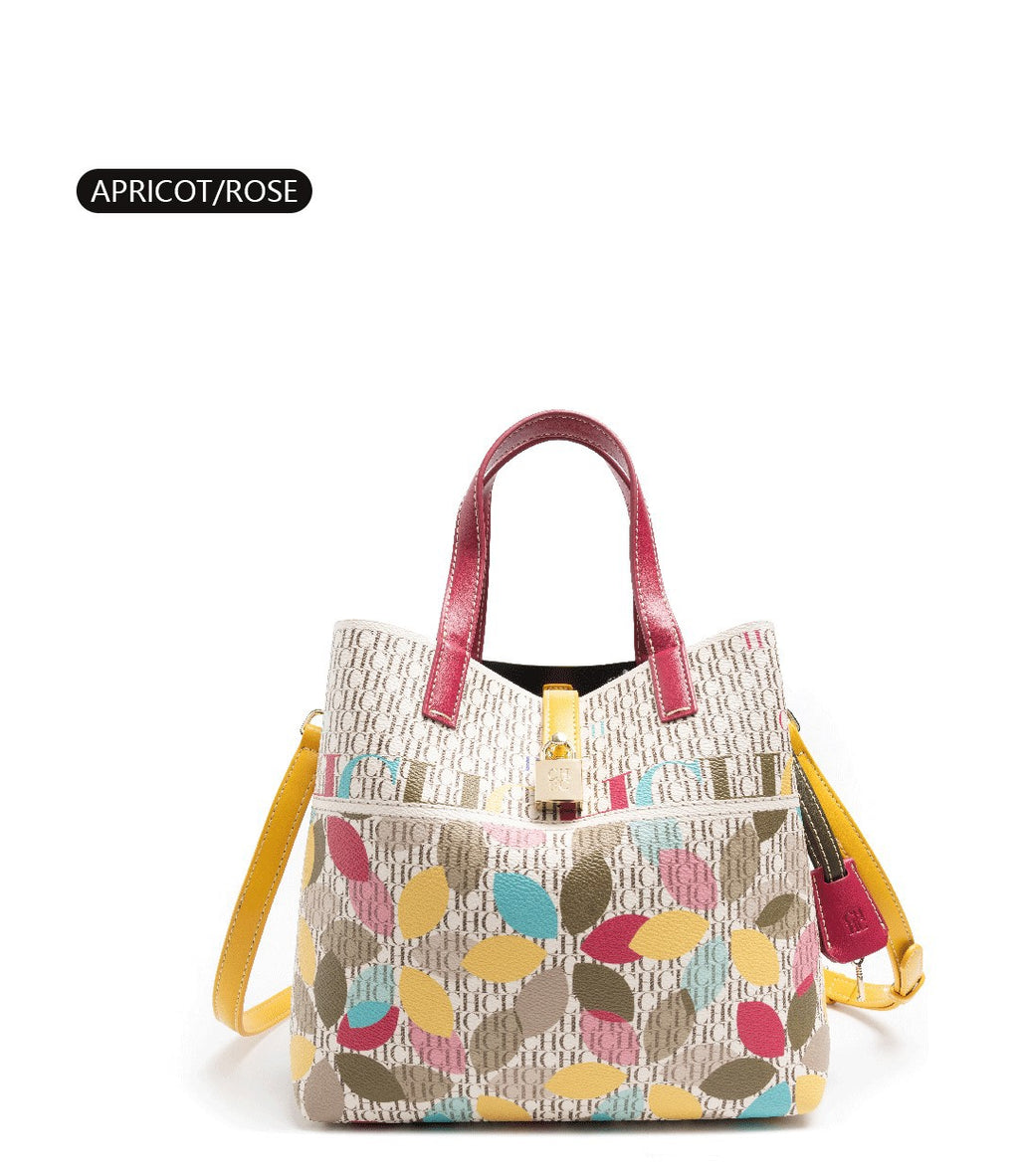 Fashion Design Exquisite Floral Printing Ladies Shoulder Bag Classic Printing Tote Bag Large Capacity Fashion Shopping Bag