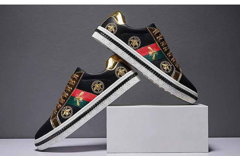 Fashion Casual Leather Shoes Men Women Luxury Brand Breathable Non Slip Outdoor Fitness Shoes Durable Comfort Top Quality Sports