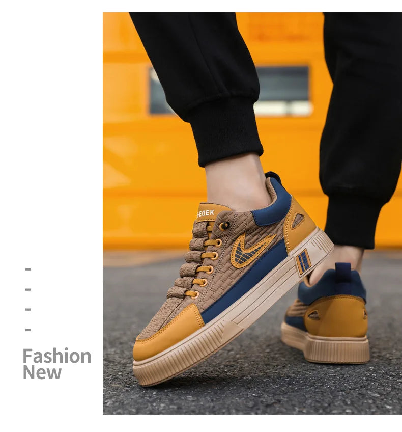 2025 Sport Casual Men Shoes Fashion Design Sneakers Man Platform Comfortable Men Sport Shoes Sneakers Flat Zapatos De Hombre