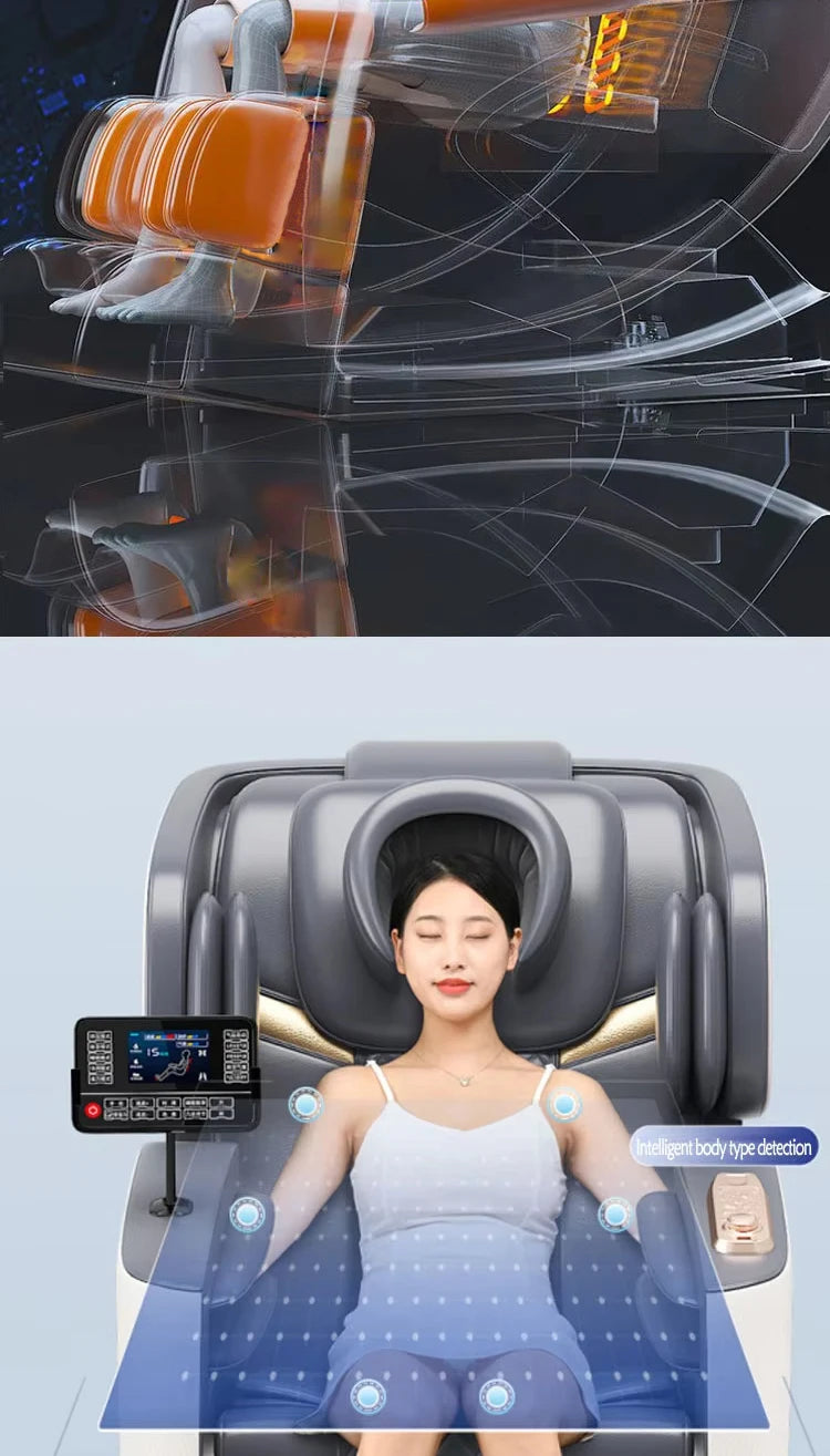 Smart Zero Gravity Space Capsule Massage Chair, Full Body Electric Automatic | Multi-Function Home Recliner