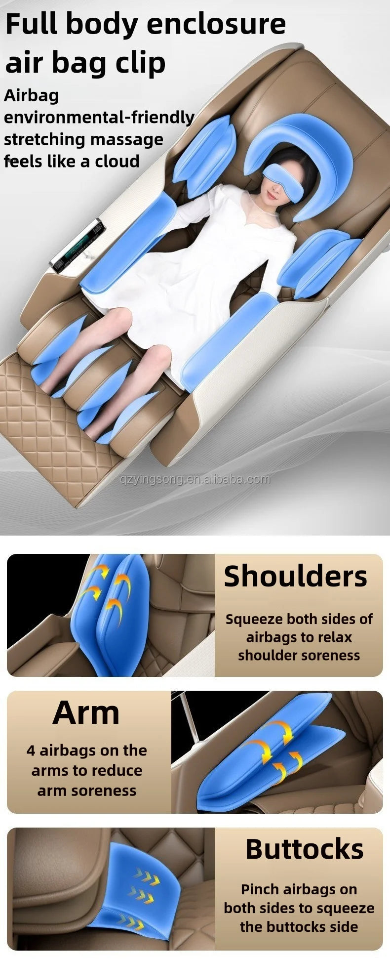 Developed Home Massage Chair Modern Style Hot Selling 2D 3D 4D Zero Gravity with Full Body High Quality