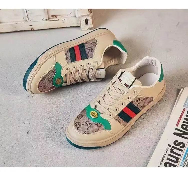 Men's Flat Bottom Casual Shoes Breathable Lightweight Trendy Student Summer New Arrival Sports Style Rubber Outsole Mesh Inner