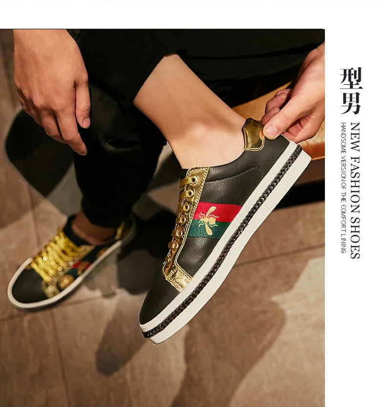 Fashion Casual Leather Shoes Men Women Luxury Brand Breathable Non Slip Outdoor Fitness Shoes Durable Comfort Top Quality Sports