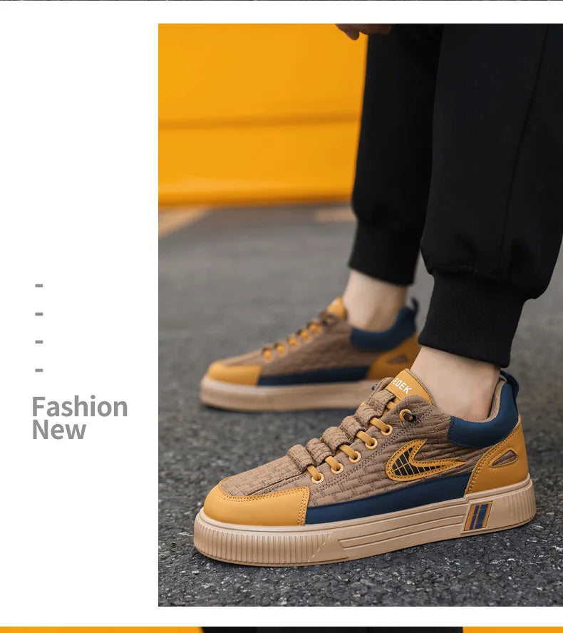 2025 Sport Casual Men Shoes Fashion Design Sneakers Man Platform Comfortable Men Sport Shoes Sneakers Flat Zapatos De Hombre