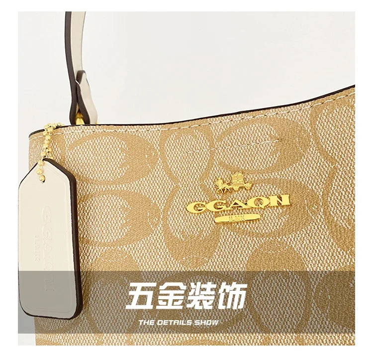 Elegant Women's Leather Shoulder Fashion Classic Tote Bag Luxury Designer Crossbody Handbag For Work And Casual