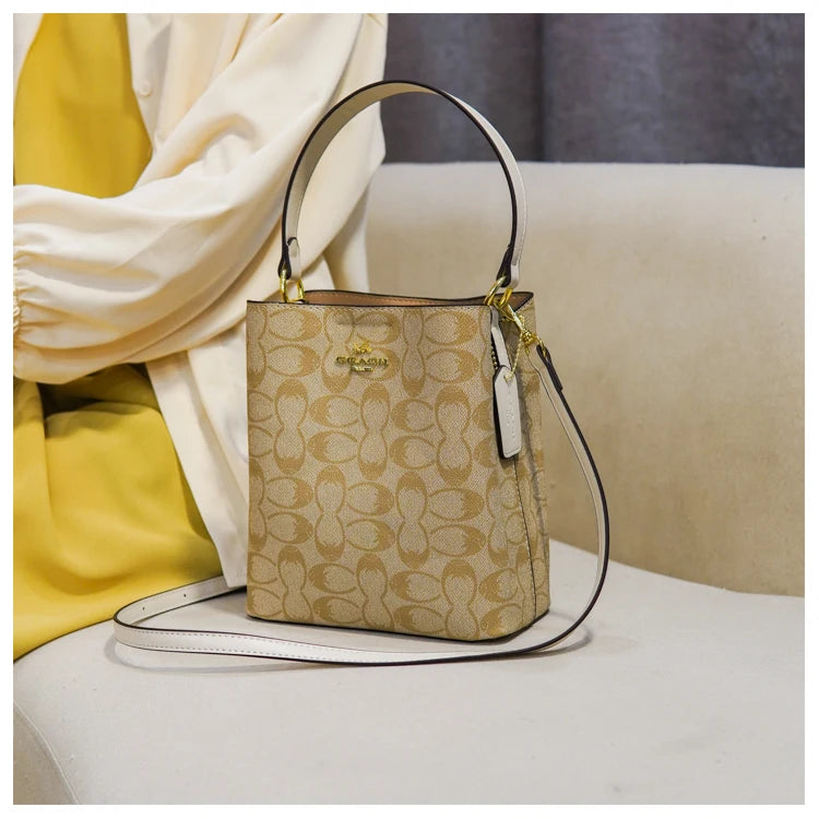 Elegant Women's Leather Shoulder Fashion Classic Tote Bag Luxury Designer Crossbody Handbag For Work And Casual