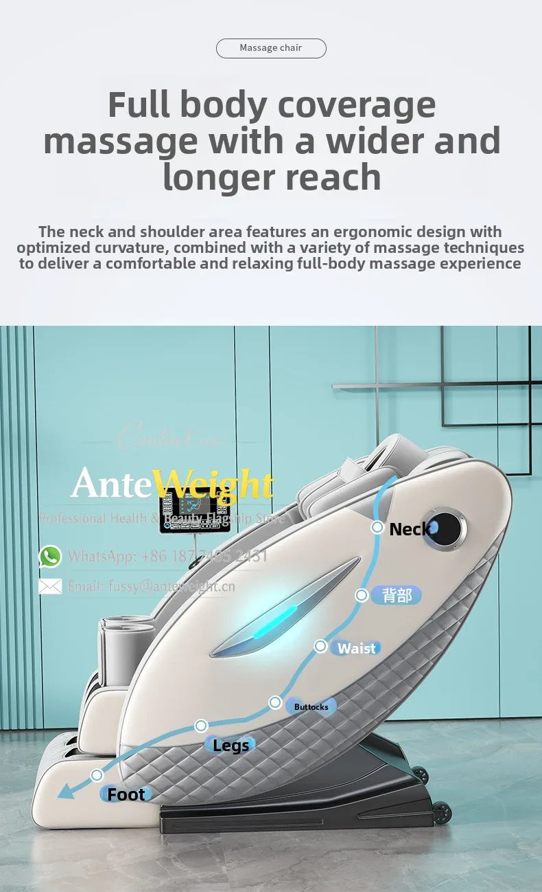 Smart Zero Gravity Space Capsule Massage Chair, Full Body Electric Automatic | Multi-Function Home Recliner