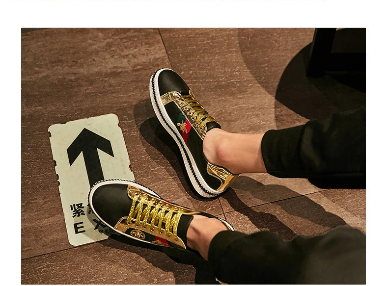 Fashion Casual Leather Shoes Men Women Luxury Brand Breathable Non Slip Outdoor Fitness Shoes Durable Comfort Top Quality Sports