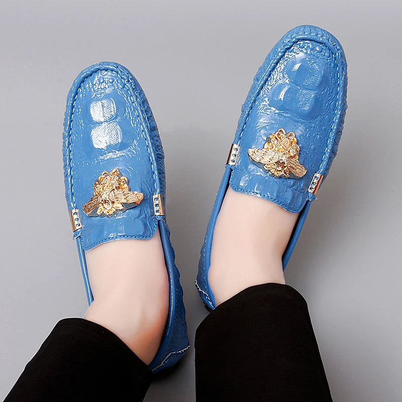 Men's Women Leather Designer Casual Shoes Luxury Loafers Moccasins Brand Driving Male Man Shoes for Men Footwear Plus Size 35-48