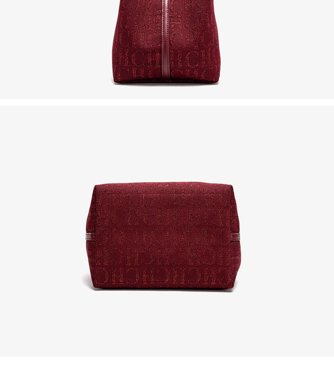 CH Women's Handbag Large Capacity Women's Simple Daily Commute Versatile Solid Color Letter Printed Design Shoulder Bag