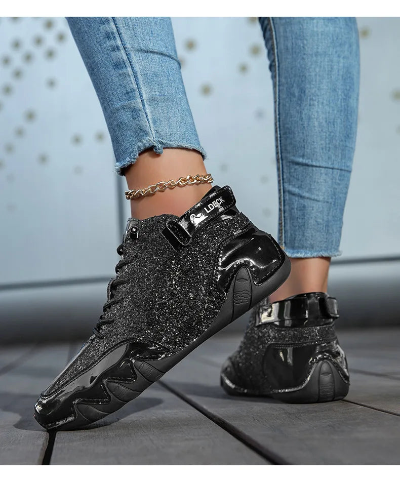 Personalized Solid Color Outdoor Boots Spring Autumn High-top Mens Shoes Fashionable Men Boots and Women's Casual Short Boots