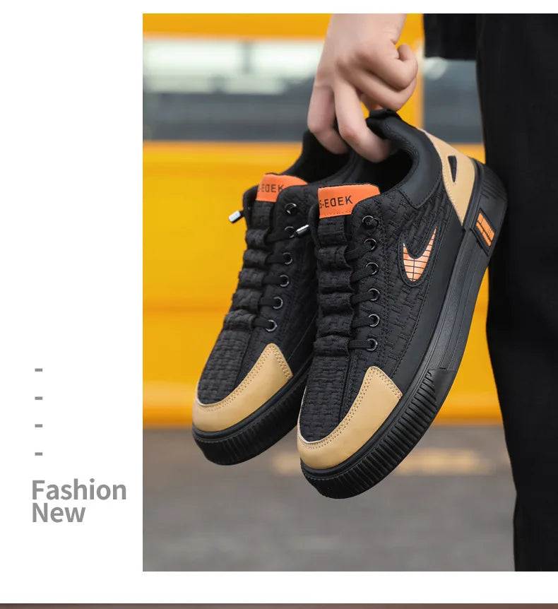 2025 Sport Casual Men Shoes Fashion Design Sneakers Man Platform Comfortable Men Sport Shoes Sneakers Flat Zapatos De Hombre