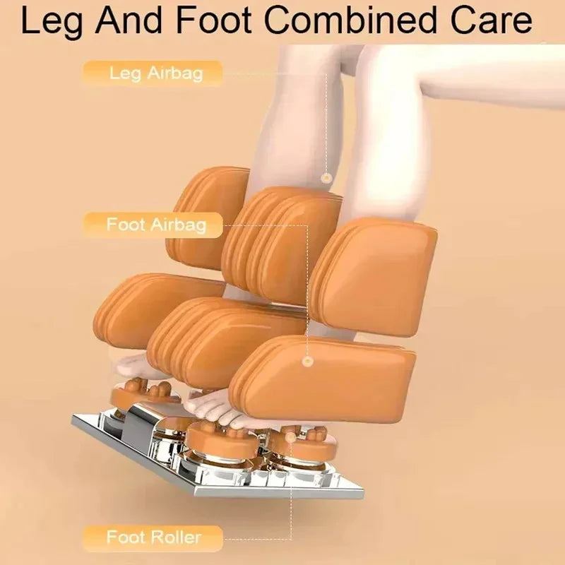 4D SL Track Massage Chair, Zero Gravity Recliner, Full Body Airbag Massage Sofa, Touch Screen Office Massage Chair