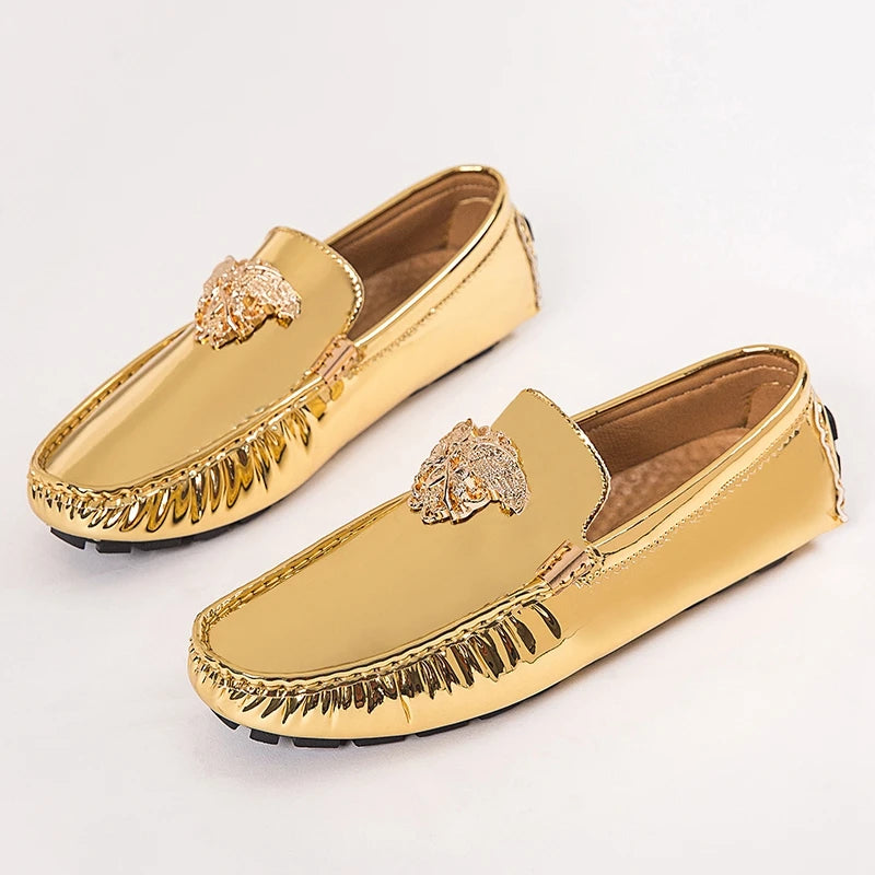 Men's Women Leather Designer Casual Shoes Luxury Loafers Moccasins Brand Driving Male Man Shoes for Men Footwear Plus Size 35-48