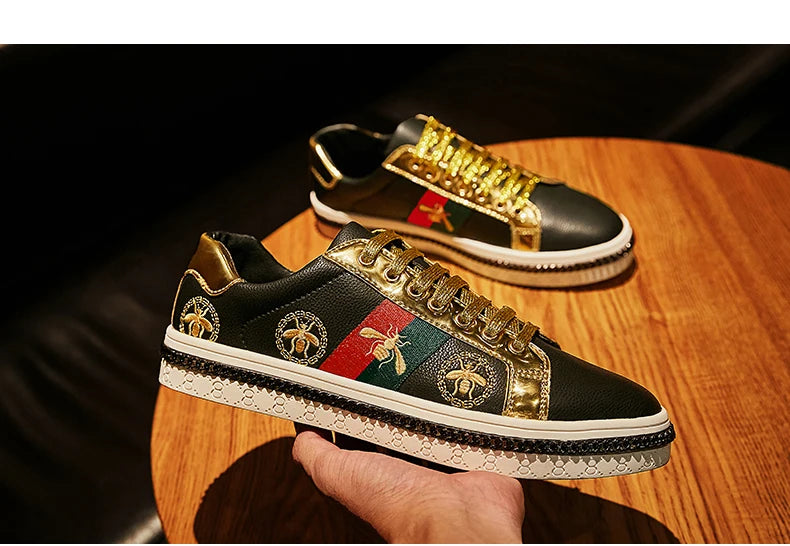 Fashion Casual Leather Shoes Men Women Luxury Brand Breathable Non Slip Outdoor Fitness Shoes Durable Comfort Top Quality Sports