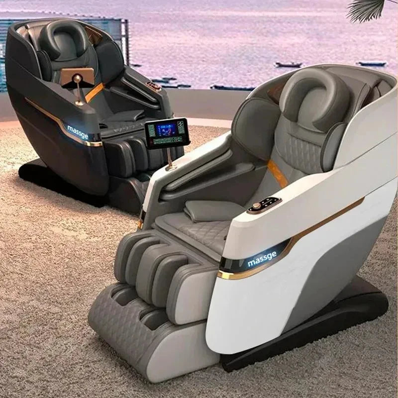 4D SL Track Massage Chair, Zero Gravity Recliner, Full Body Airbag Massage Sofa, Touch Screen Office Massage Chair
