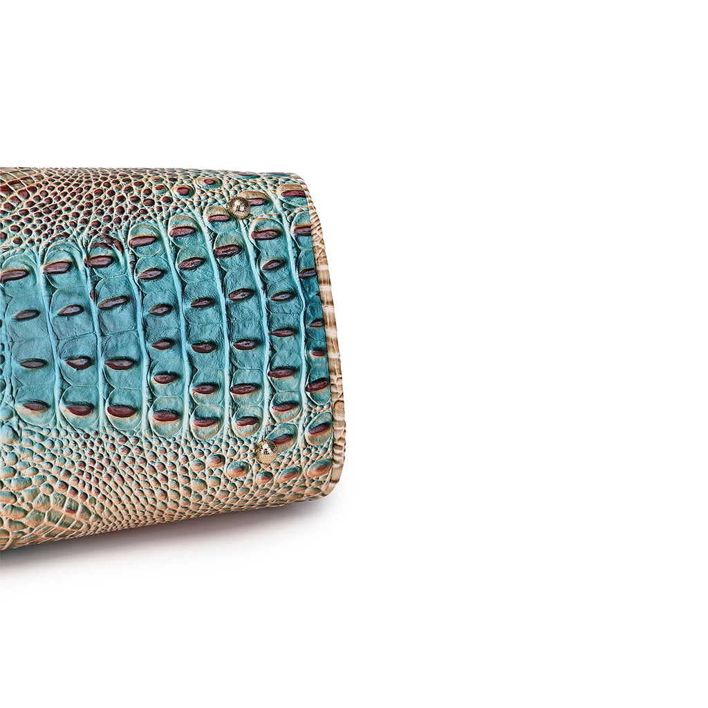 Crocodile Pattern Handbag & Purses Set, Multi-functional Vintage Top Handle Crossbody Bag & Business Clutch Bag & Card Coi