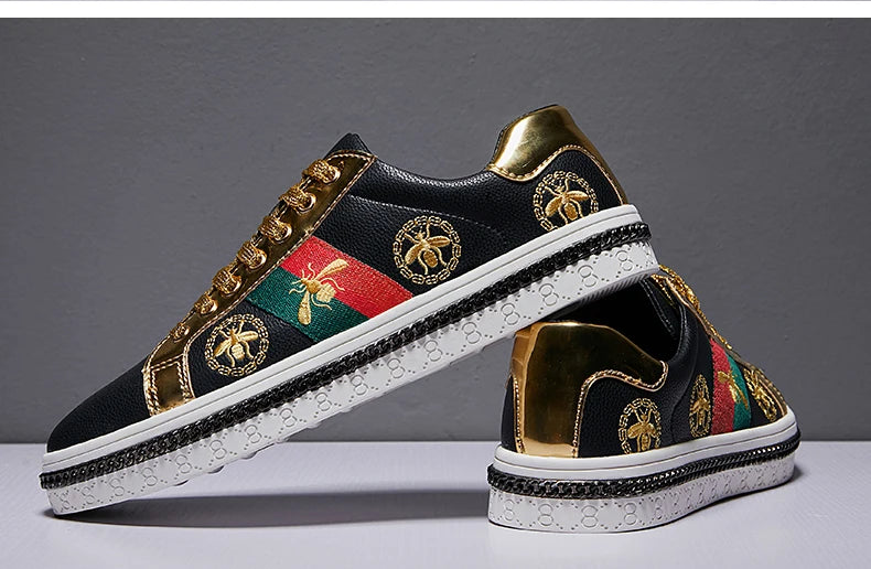 Fashion Casual Leather Shoes Men Women Luxury Brand Breathable Non Slip Outdoor Fitness Shoes Durable Comfort Top Quality Sports