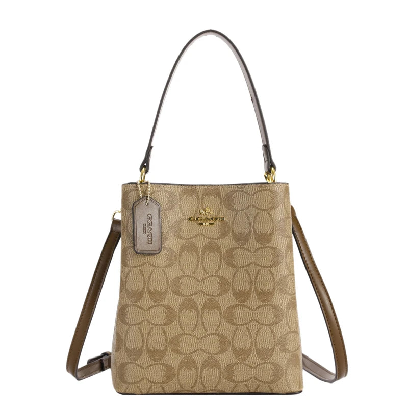 Elegant Women's Leather Shoulder Fashion Classic Tote Bag Luxury Designer Crossbody Handbag For Work And Casual