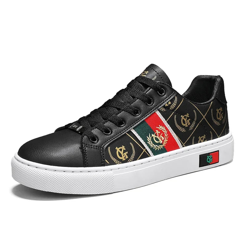 ELUVA Men Lightweight Sports Shoes Non Slip Walking Shoes Outdoor Skateboard Sneakers Comfortable Casual White Shoes For Man