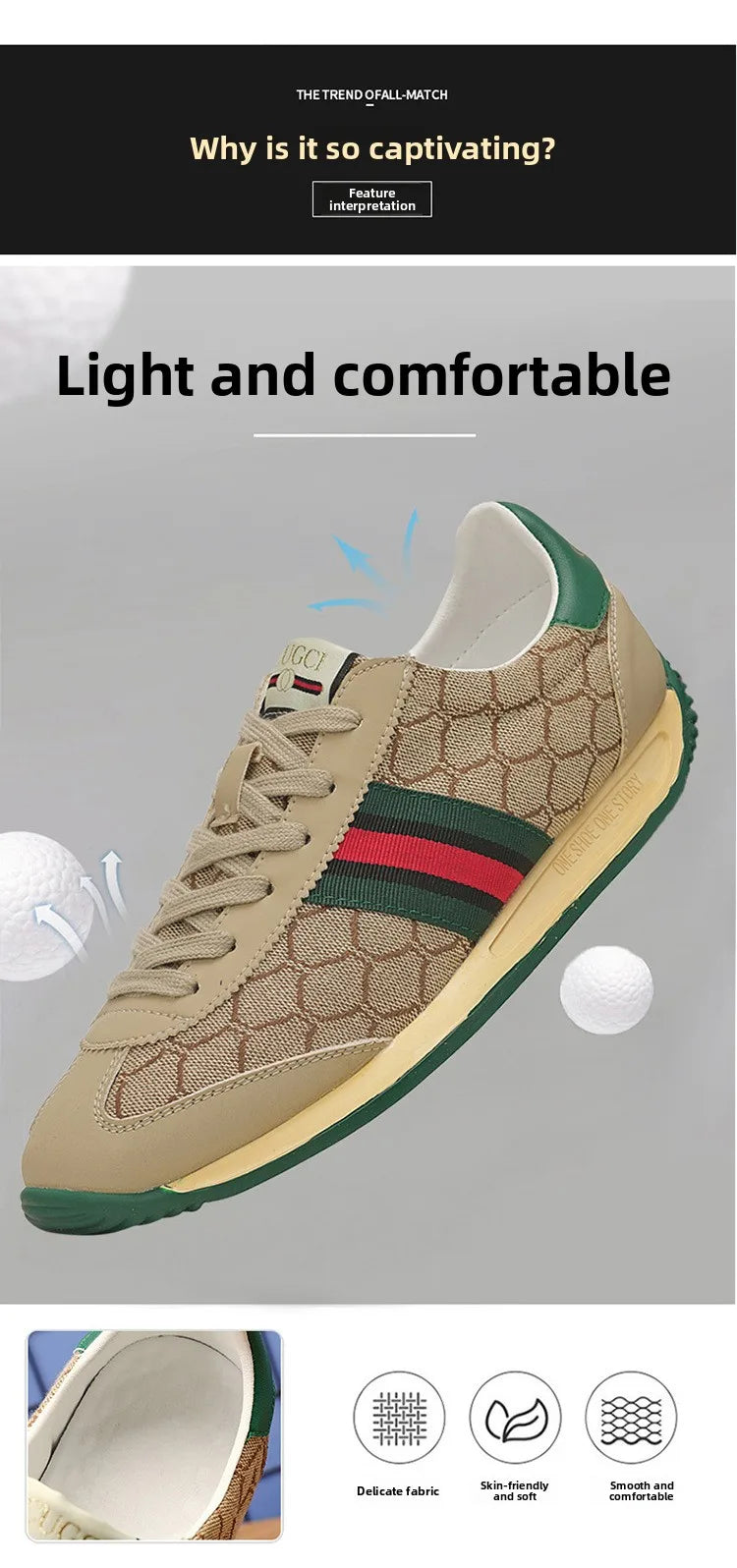 Men's Summer Sport Casual Shoes Breathable Retro Style Low Top Canvas Sneakers Flat Heel Rubber Outsole Fashionable Trendy