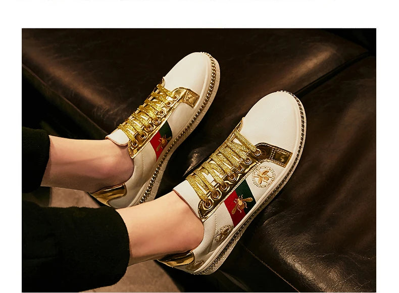 Fashion Casual Leather Shoes Men Women Luxury Brand Breathable Non Slip Outdoor Fitness Shoes Durable Comfort Top Quality Sports