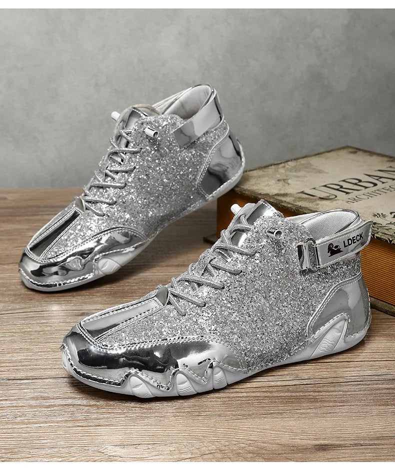 Personalized Solid Color Outdoor Boots Spring Autumn High-top Mens Shoes Fashionable Men Boots and Women's Casual Short Boots