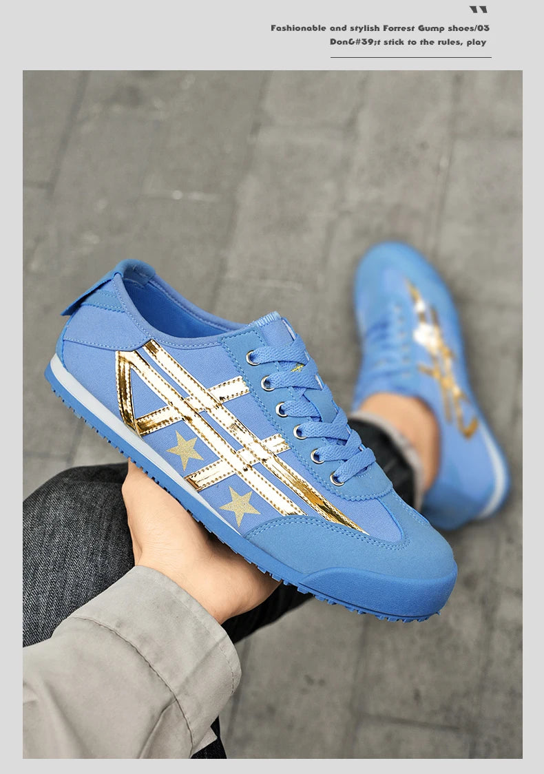 Star Luxury Designer Sneakers Men Women Fashion Blue Casual Lightweight Men's Canvas Sneakers Breathable Women's Sports Sneakers