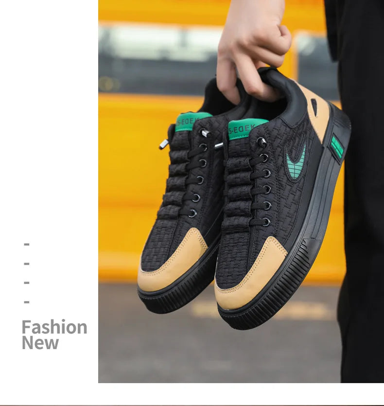 2025 Sport Casual Men Shoes Fashion Design Sneakers Man Platform Comfortable Men Sport Shoes Sneakers Flat Zapatos De Hombre