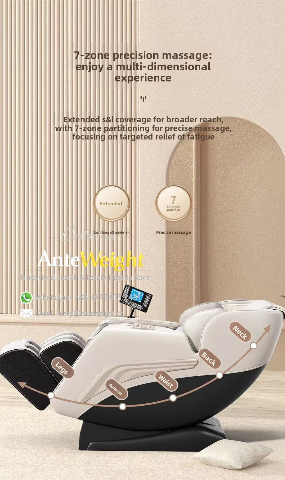 Smart Zero Gravity Space Capsule Massage Chair, Full Body Electric Automatic | Multi-Function Home Recliner