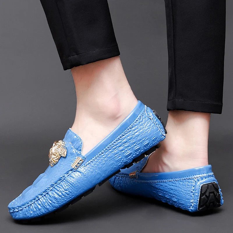 Men's Women Leather Designer Casual Shoes Luxury Loafers Moccasins Brand Driving Male Man Shoes for Men Footwear Plus Size 35-48