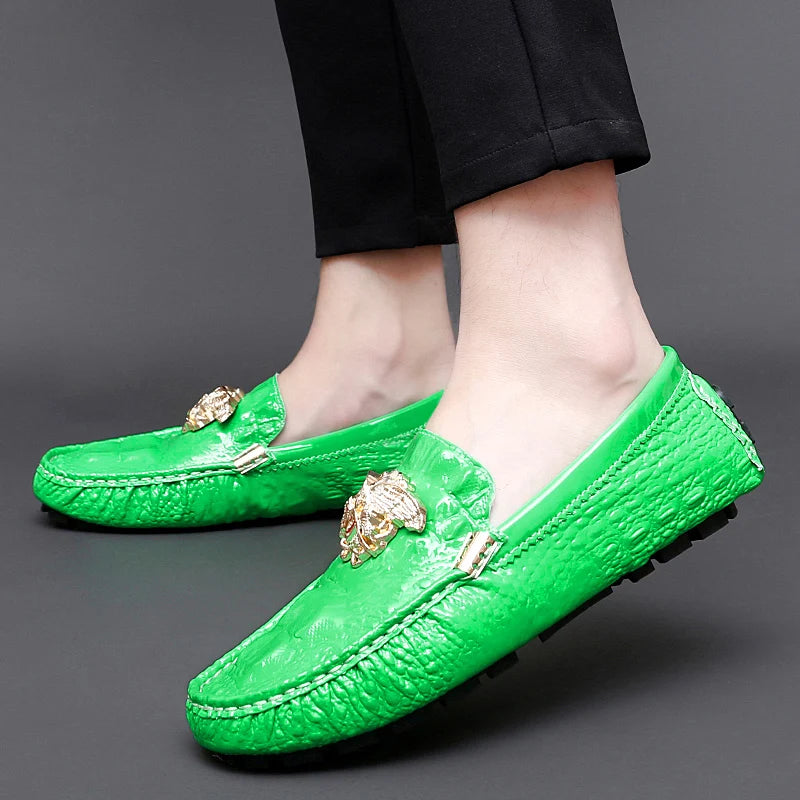 Men's Women Leather Designer Casual Shoes Luxury Loafers Moccasins Brand Driving Male Man Shoes for Men Footwear Plus Size 35-48