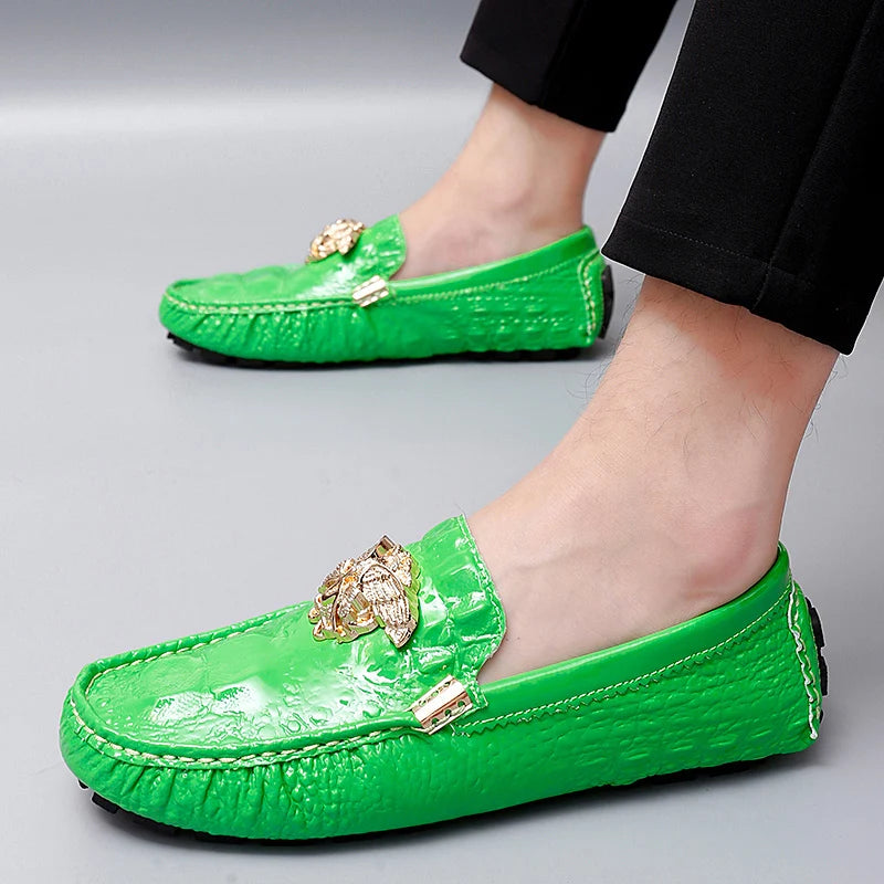 Men's Women Leather Designer Casual Shoes Luxury Loafers Moccasins Brand Driving Male Man Shoes for Men Footwear Plus Size 35-48