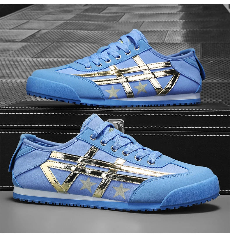Star Luxury Designer Sneakers Men Women Fashion Blue Casual Lightweight Men's Canvas Sneakers Breathable Women's Sports Sneakers