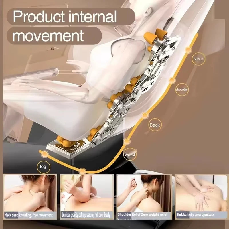 2026 NEW arrivals Massage Chair Zero Gravity Recliner Full Body Airbag Massage Sofa Touch Screen Office Chair 3 Years Warranty