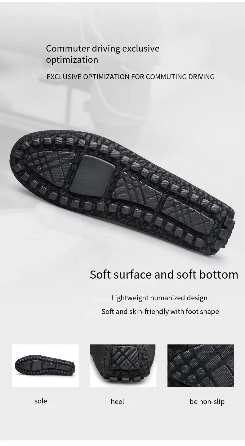 Designer Dragon Button Loafers Men's Comfortable Soft Bottom Black Fashion Flat Shoes Green Business Dress Driving Shoes for Man