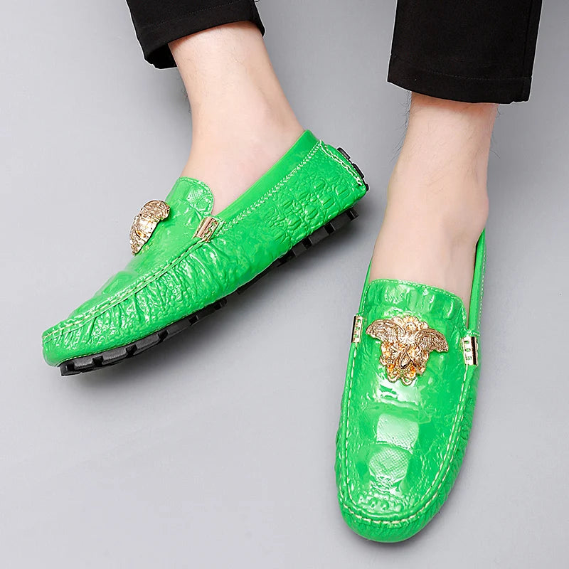 Men's Women Leather Designer Casual Shoes Luxury Loafers Moccasins Brand Driving Male Man Shoes for Men Footwear Plus Size 35-48