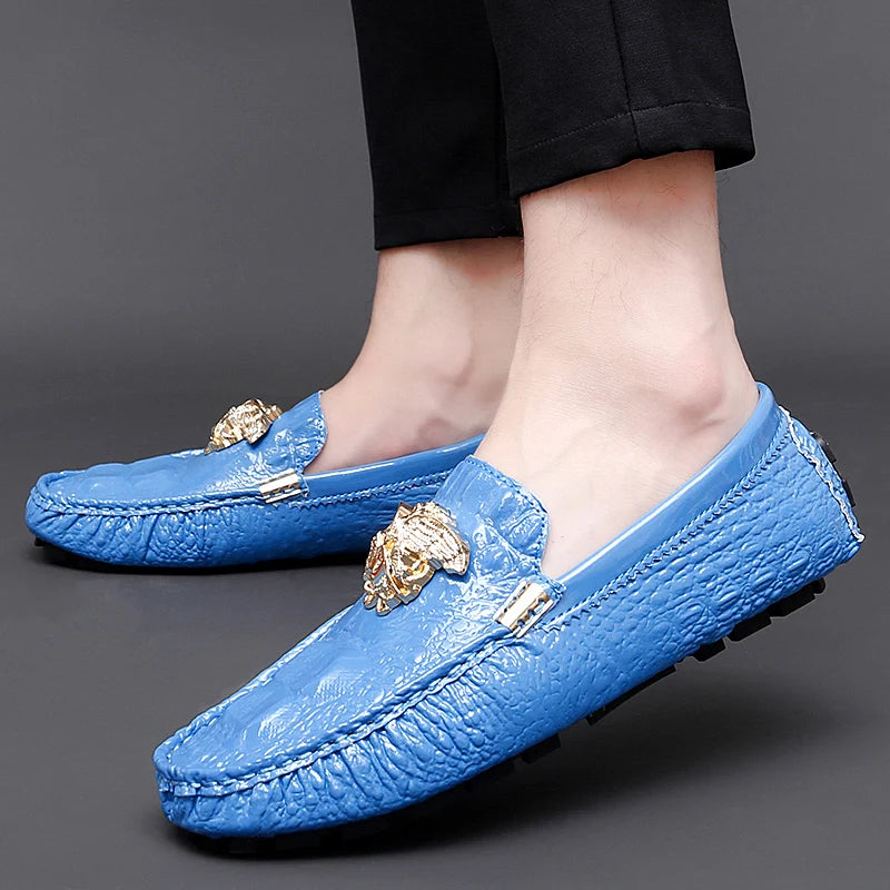 Men's Women Leather Designer Casual Shoes Luxury Loafers Moccasins Brand Driving Male Man Shoes for Men Footwear Plus Size 35-48