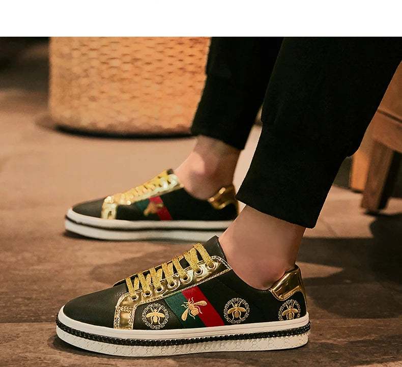 Fashion Casual Leather Shoes Men Women Luxury Brand Breathable Non Slip Outdoor Fitness Shoes Durable Comfort Top Quality Sports