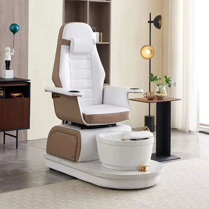 Sofa For Nail Salon, Foot Bath, Electric Foot Massage Chair, Exclusive Massage Beauty Salon Eyelashes And Feet